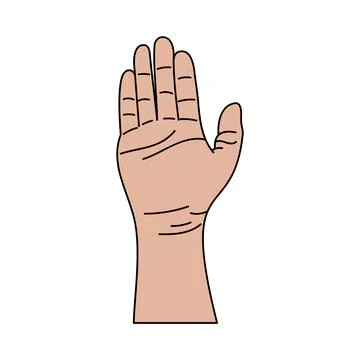 Illustration of human hands Stock Illustration