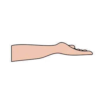 Illustration of human hands Stock Illustration