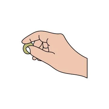 Illustration of human hands Stock Illustration