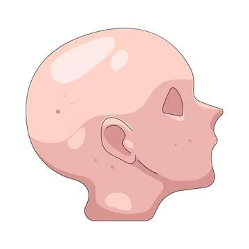 Illustration of human head Stock Illustration