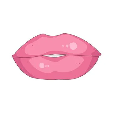 Illustration of Human lips Stock Illustration