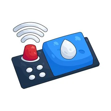 Illustration of humidity sensor Stock Illustration