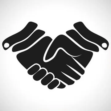 Illustration Icon Vector Handshake Stock Illustration