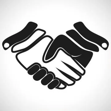 Illustration Icon Vector Handshake Stock Illustration