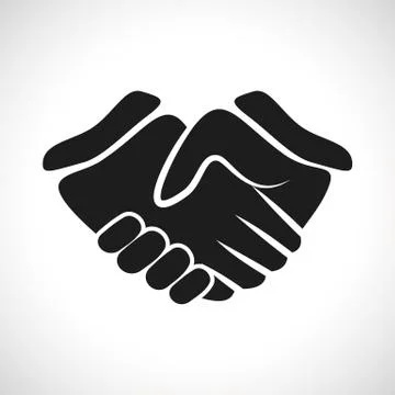 Illustration Icon Vector Handshake Stock Illustration
