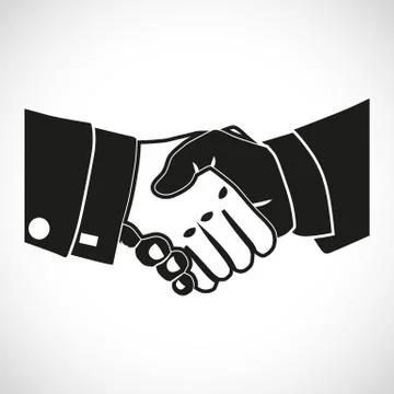 Illustration Icon Vector Set Shake Hands イラスト素材