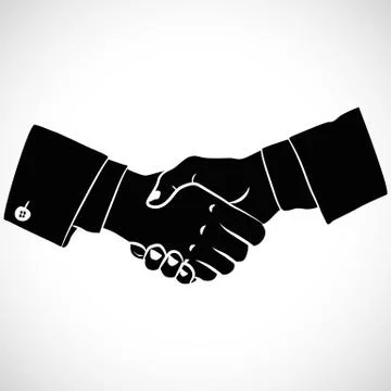 Illustration Icon Vector Shake Hands Stock Illustration