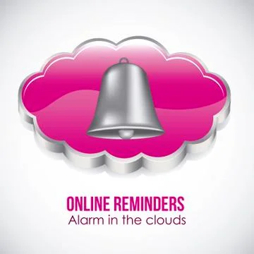 Illustration of icons of applications in the cloud, app icons, vector Illustrazione stock