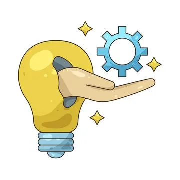 Illustration of Idea setting Stock Illustration