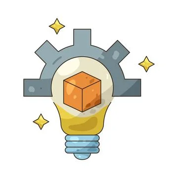 Illustration of Idea setting Stock Illustration