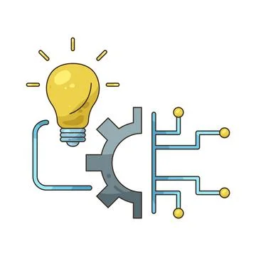 Illustration of  Idea setting Stock Illustration