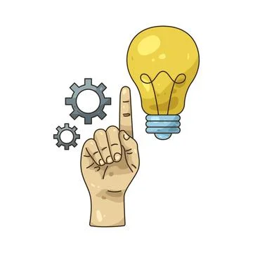 Illustration of Idea setting Stock Illustration