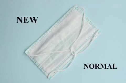 Illustration image for dealing with New Normal after a pandemic Stock Photos