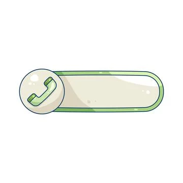 Illustration of incoming call Stock Illustration