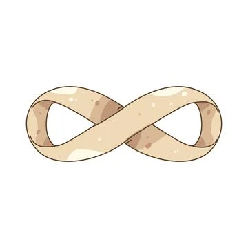 Illustration of infinity ribbon Stock Illustration