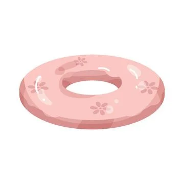 Illustration of inflatable swim ring Stock Illustration