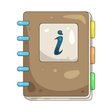 Illustration of info book Ilustração Stock