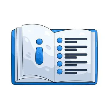 Illustration of info book Stock Illustration
