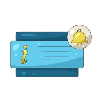 Illustration of Info chat 스톡 일러스트