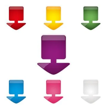 Illustration of infographic elements for presentations Stockillustratie