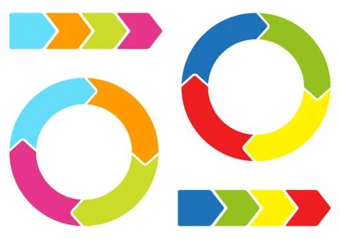 Illustration of infographic elements for presentations 스톡 일러스트