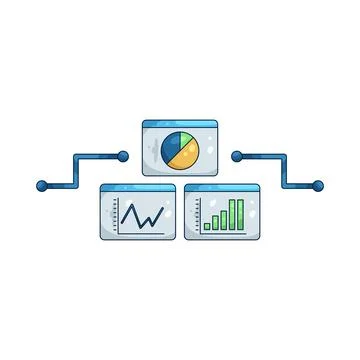 Illustration of infographic 스톡 일러스트