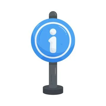 Illustration of information sign Stock Illustration