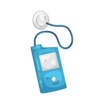 Illustration of insulin pump Stock Illustration