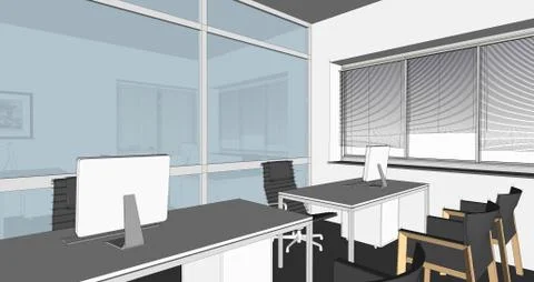 Illustration of interior. Stock Illustration