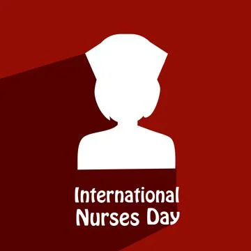 Illustration of International nurses day background Stock Illustration