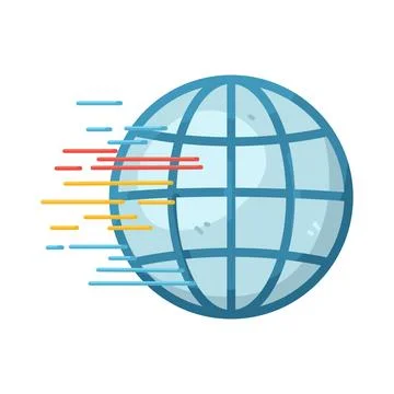 Illustration of internet Illustrazione stock