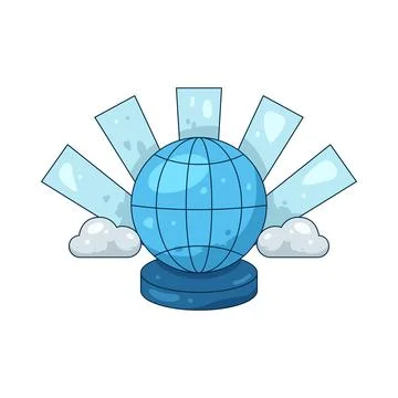 Illustration of internet イラスト素材