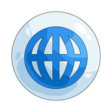 Illustration of internet 스톡 일러스트