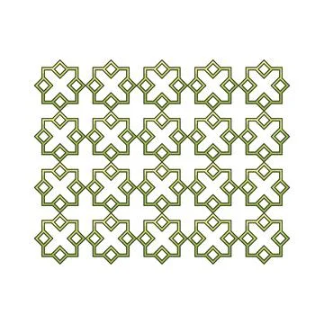 Illustration of Islamic pattern Stock Illustration