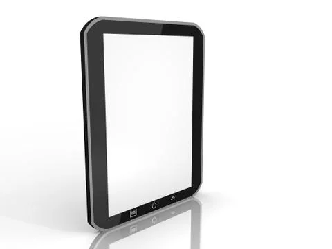 Illustration of a isolated tablet computer Stock Illustration