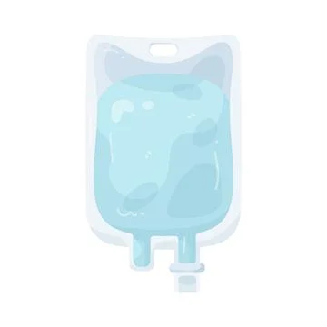 Illustration of  iv bag Stock Illustration