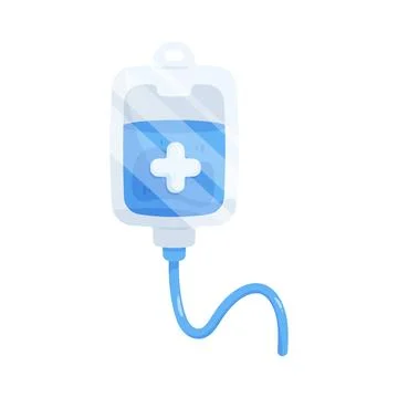 Illustration of  iv drip bag Stock Illustration