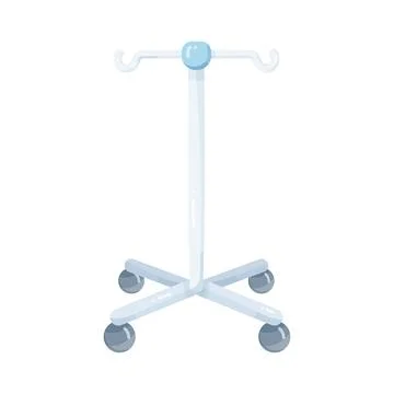 Illustration of iv pole Stock Illustration