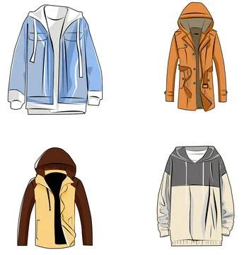 Illustration of a jacket Stock-Illustration