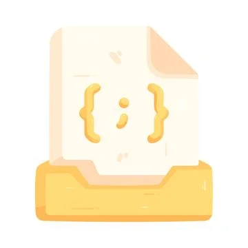 Illustration of javascript file Illustration