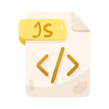 Illustration of javascript file Illustration