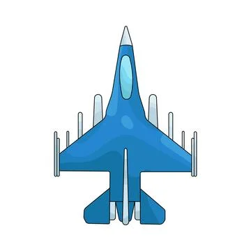 Illustration of jet Illustrazione stock
