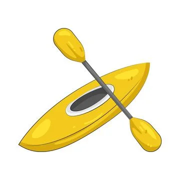 Illustration of kayak Stock-Illustration