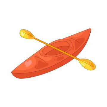 Illustration of kayak Stock-Illustration