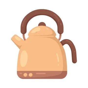 Illustration of kettle Ilustración de archivo