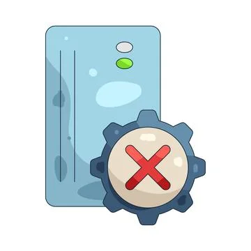 Illustration of Keycard Stock Illustration