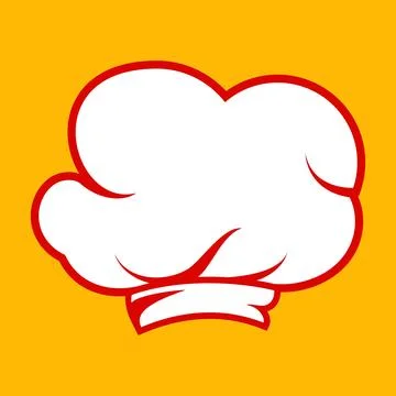 Illustration of a kitchen chef hat icon illustration Stock Illustration
