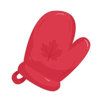 Illustration of kitchen mitt Stock Illustration