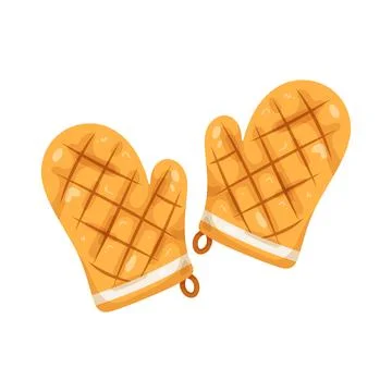 Illustration of kitchen mitt Stock Illustration