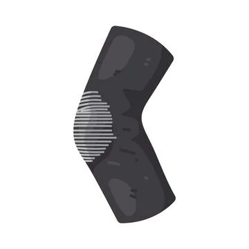 Illustration of knee brace Illustrazione stock